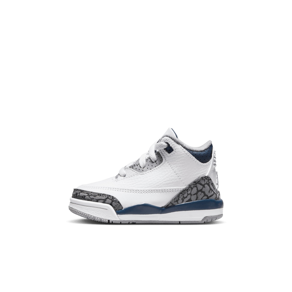 Air Jordan 3 Retro TD ( White / Midnight Navy / Cement Grey / Black ) - jordan