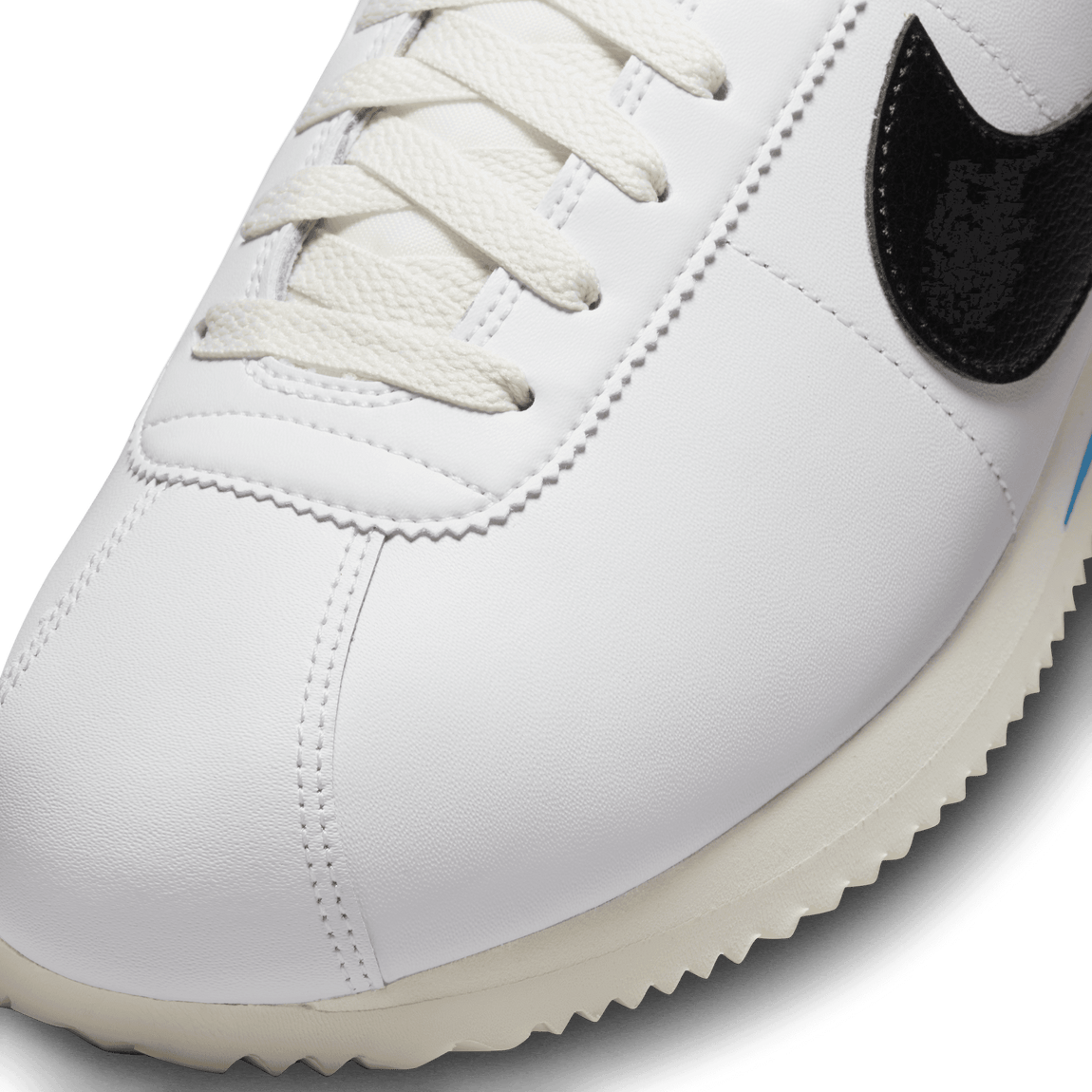 Nike Cortez (White/Black/Light Photo Blue-Sail) - Nike Cortez (White/Black/Light Photo Blue-Sail) - 