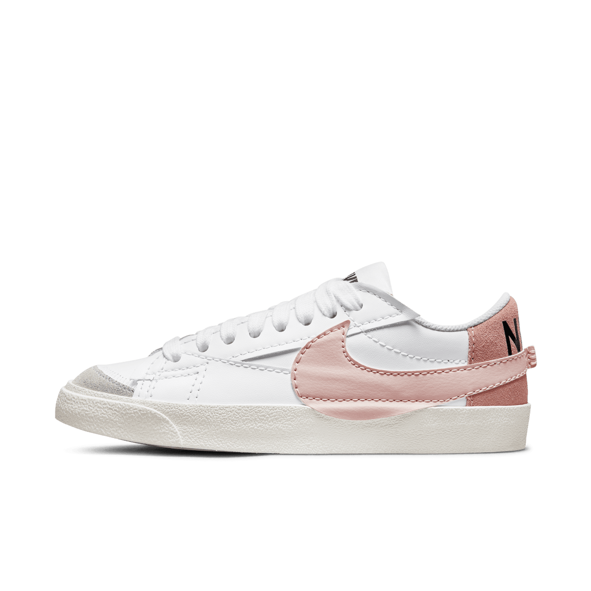 Women's Nike Blazer Low '77 Jumbo (White/Pink Oxford/Rose Whisper-White) - Women's Nike Blazer Low '77 Jumbo (White/Pink Oxford/Rose Whisper-White) - 