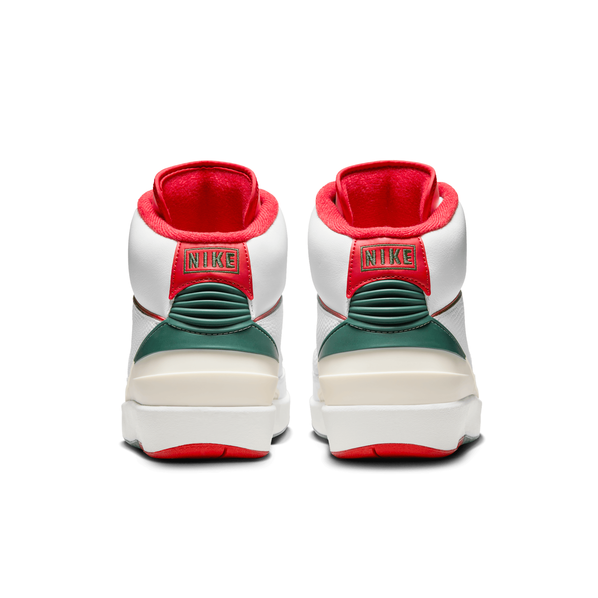 Air Jordan 2 Retro (White/Fire Red-Fir-Sail) 11/15 – Centre