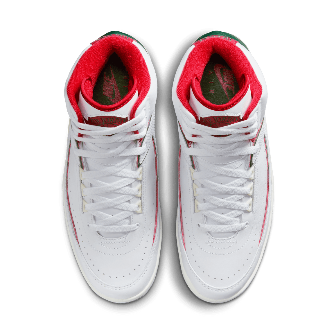 Air Jordan 2 Retro (White/Fire Red-Fir-Sail) 11/15