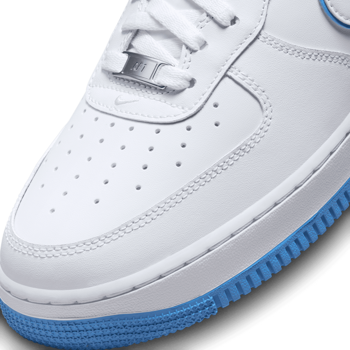 Nike Air Force 1 '07 (White/University Blue-White) - Nike Air Force 1 '07 (White/University Blue-White) - 