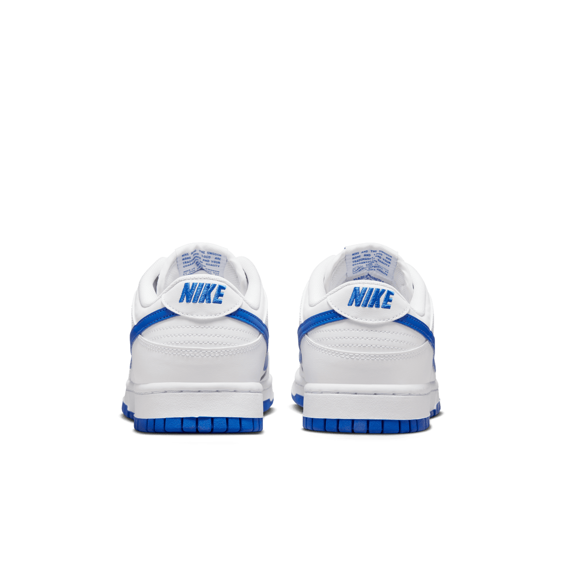 Nike Dunk Low Retro ( White / Hyper Royal ) - Nike Dunk Low Retro ( White / Hyper Royal ) - 