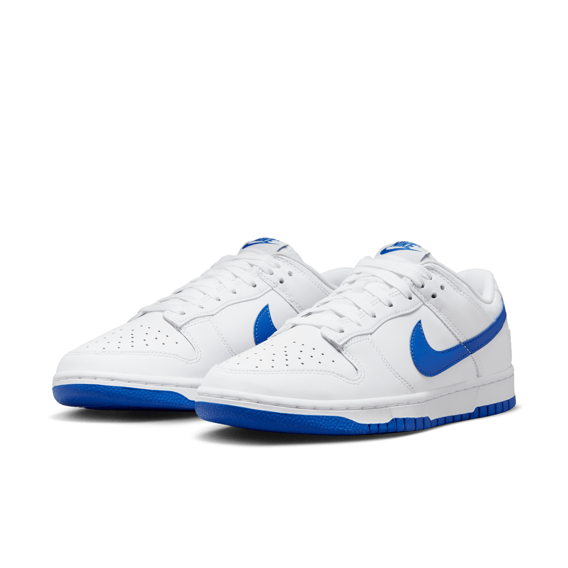 Nike Dunk Low Retro ( White / Hyper Royal ) - Nike Dunk Low Retro ( White / Hyper Royal ) - 