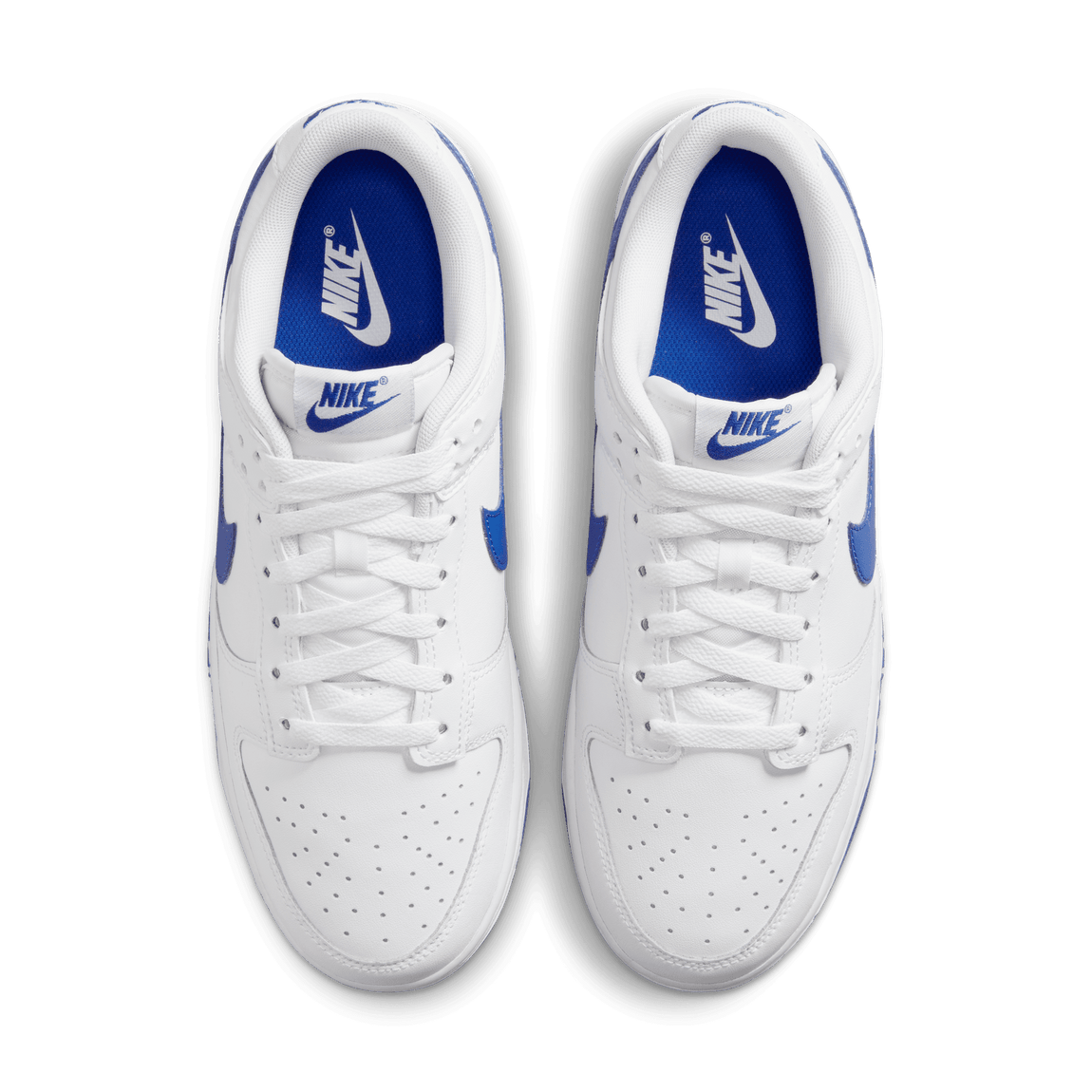 Nike Dunk Low Retro ( White / Hyper Royal ) - Nike Dunk Low Retro ( White / Hyper Royal ) - 