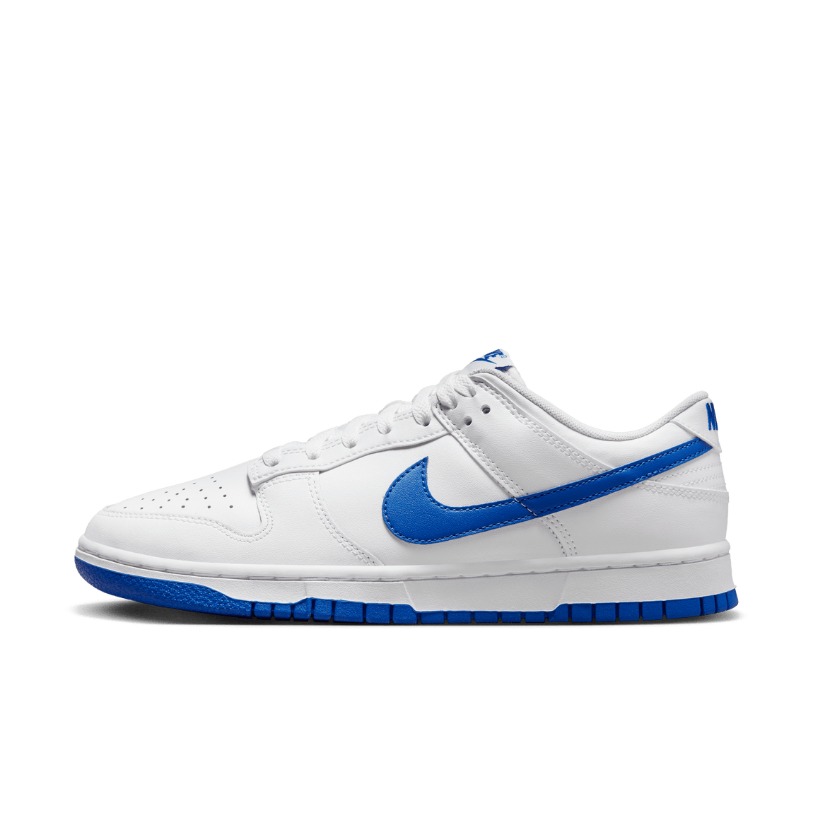 Nike Dunk Low Retro ( White / Hyper Royal ) - Nike Dunk Low Retro ( White / Hyper Royal ) - 