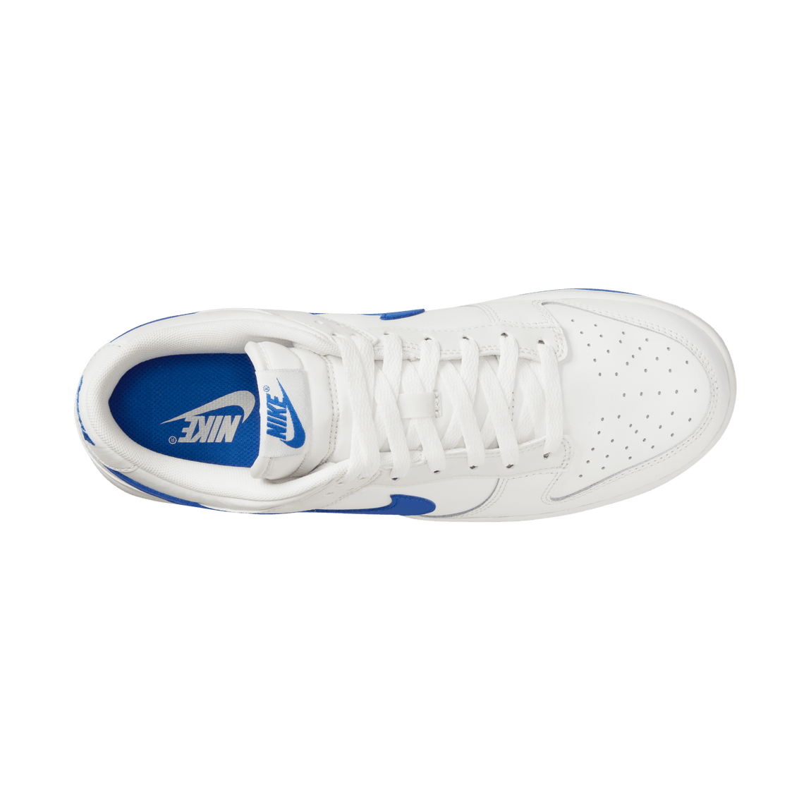 Nike Dunk Low Retro ( White / Hyper Royal ) - Nike Dunk Low Retro ( White / Hyper Royal ) - 