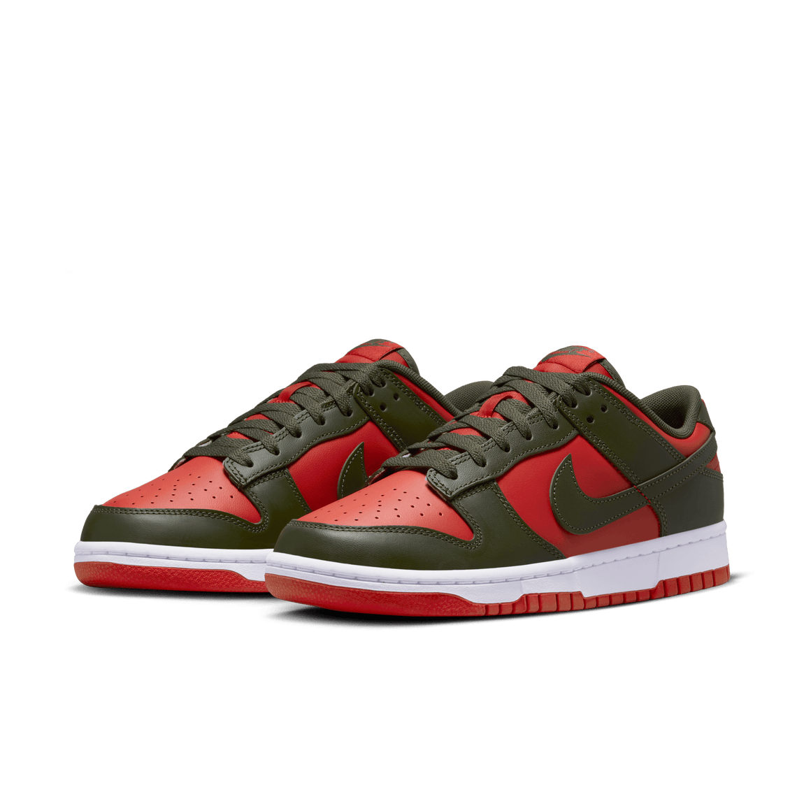 Nike Dunk Low Retro (Mystic Red/Cargo Khaki-Mystic Red-White) - Nike Dunk Low Retro (Mystic Red/Cargo Khaki-Mystic Red-White) - 