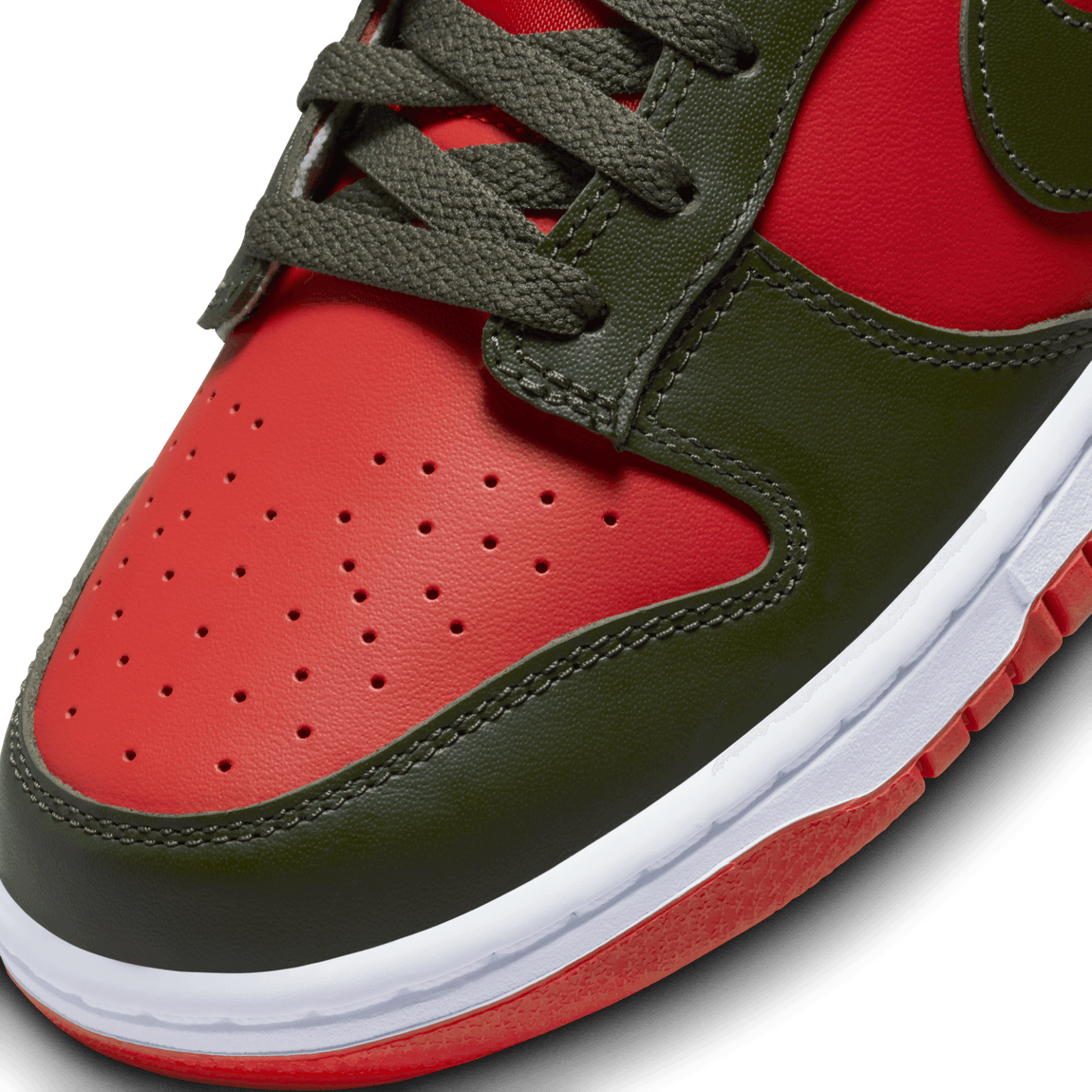 Nike Dunk Low Retro (Mystic Red/Cargo Khaki-Mystic Red-White) - Nike Dunk Low Retro (Mystic Red/Cargo Khaki-Mystic Red-White) - 