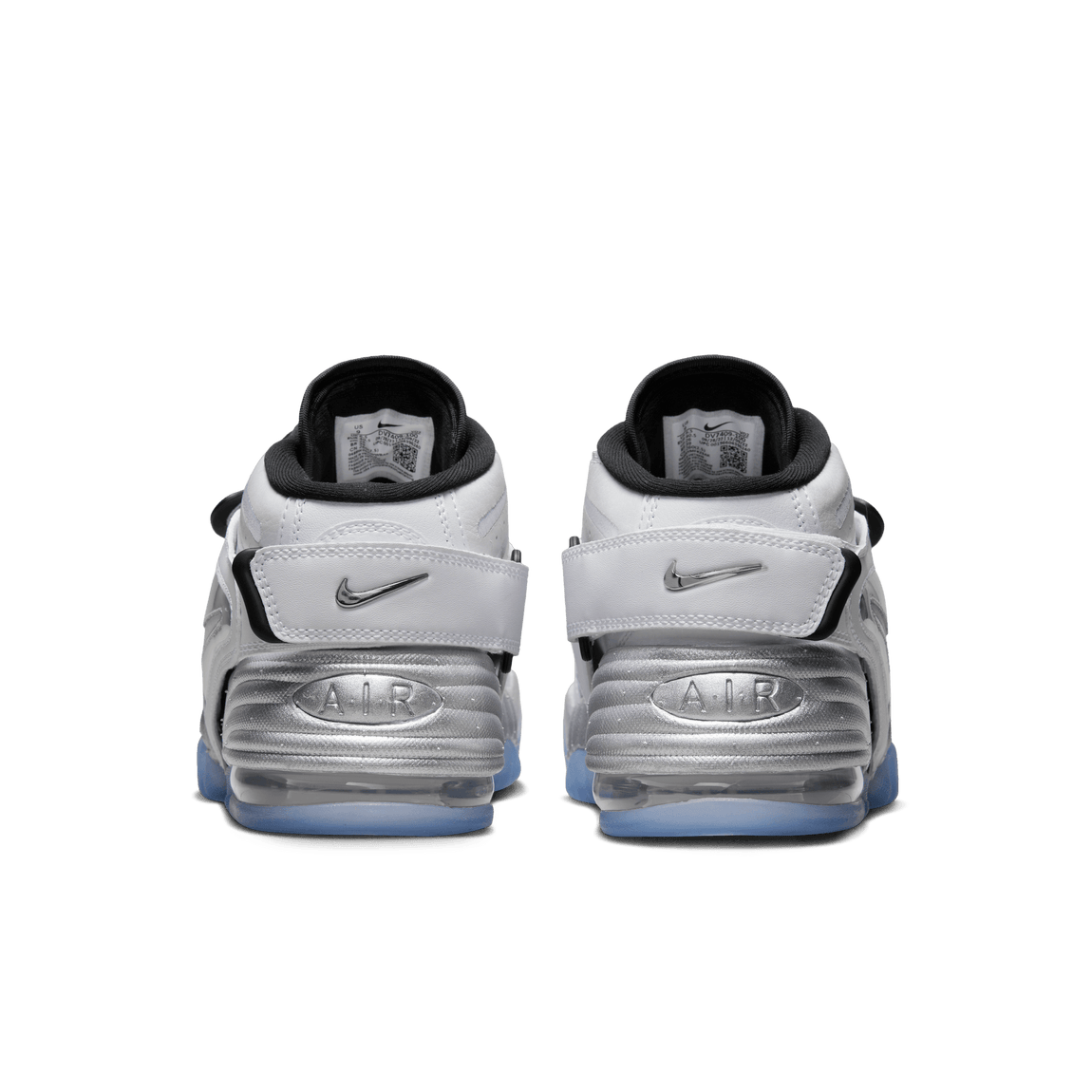 Women's Nike Air Adjust Force (White/Metallic Silver/Black-Clear) - Women's Nike Air Adjust Force (White/Metallic Silver/Black-Clear) - 