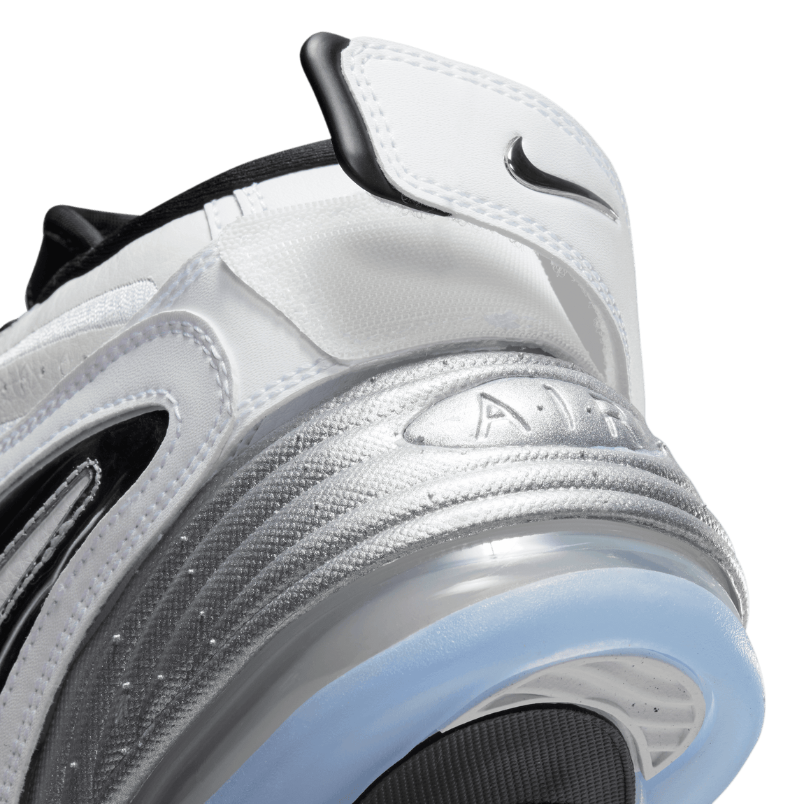 Women's Nike Air Adjust Force (White/Metallic Silver/Black-Clear) - Women's Nike Air Adjust Force (White/Metallic Silver/Black-Clear) - 