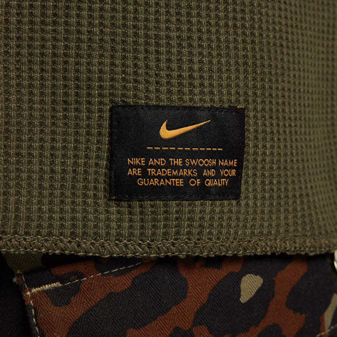 Nike Life Long-Sleeve Heavyweight Waffle Top (Cargo Khaki/Medium Olive/Cargo Khaki) - Nike Life Long-Sleeve Heavyweight Waffle Top (Cargo Khaki/Medium Olive/Cargo Khaki) - 