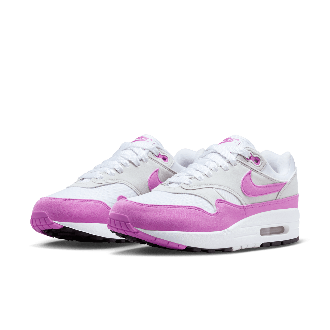 Women's Nike Air Max 1 '87 (Neutral Grey / Fuchsia Dream / White/ Black) - Women's Nike Air Max 1 '87 (Neutral Grey / Fuchsia Dream / White/ Black) - 