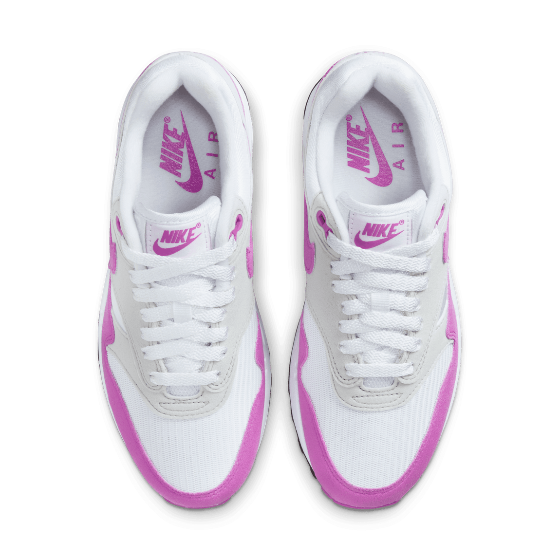 Women's Nike Air Max 1 '87 (Neutral Grey / Fuchsia Dream / White/ Black) - Women's Nike Air Max 1 '87 (Neutral Grey / Fuchsia Dream / White/ Black) - 