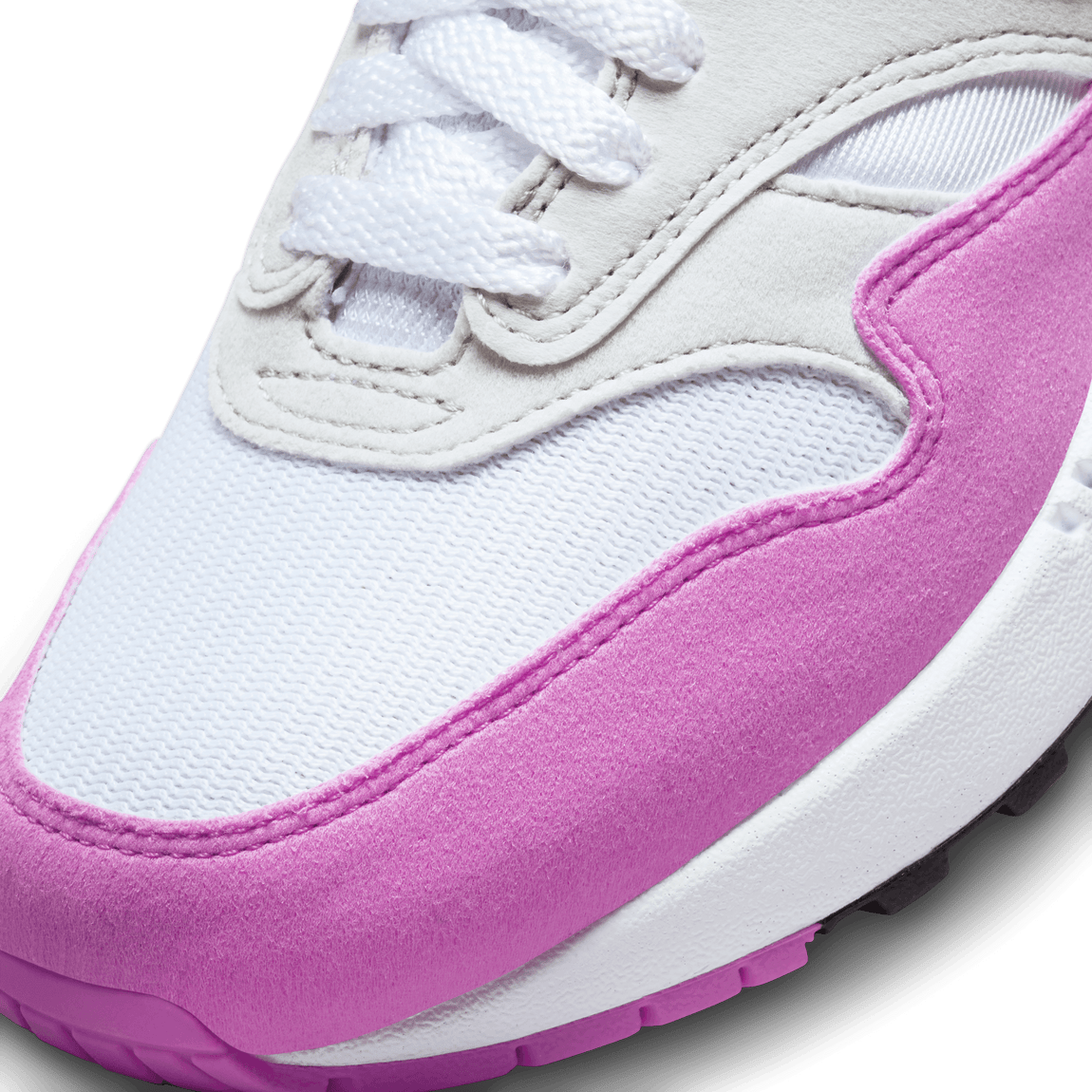Women's Nike Air Max 1 '87 (Neutral Grey / Fuchsia Dream / White/ Black) - Women's Nike Air Max 1 '87 (Neutral Grey / Fuchsia Dream / White/ Black) - 