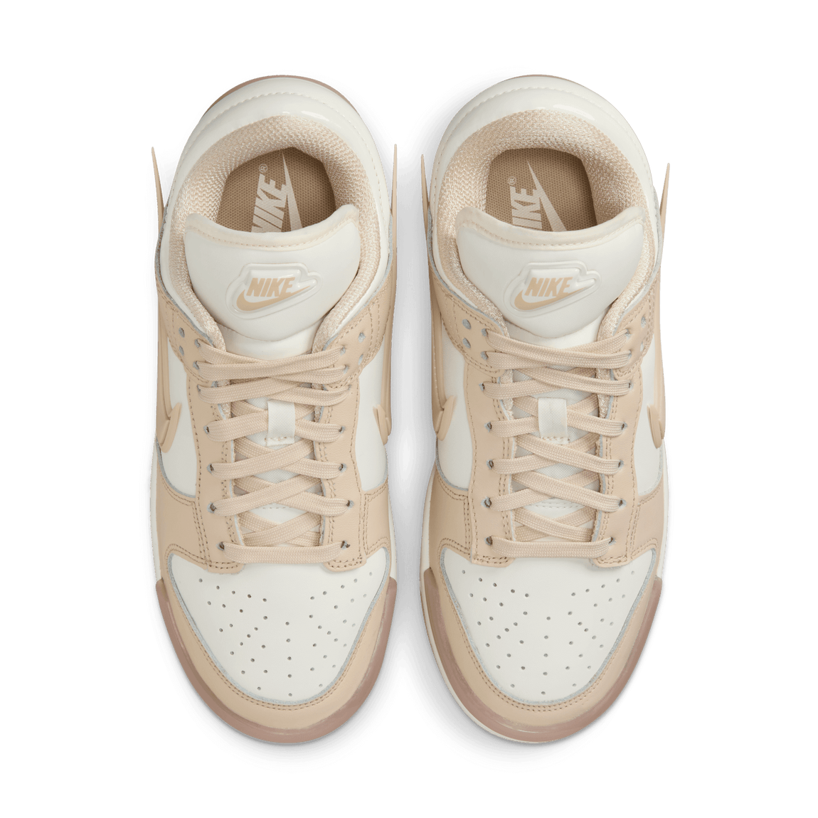Women's Nike Dunk Low Twist (Sail/Sanddrift-Pink Oxford) - Women's Nike Dunk Low Twist (Sail/Sanddrift-Pink Oxford) - 