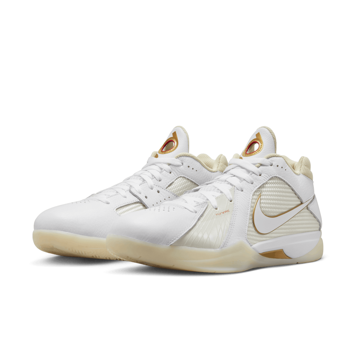 Nike Zoom KD 3 ( Summit White / White / Coconut Milk ) - Nike Zoom KD 3 ( Summit White / White / Coconut Milk ) - 