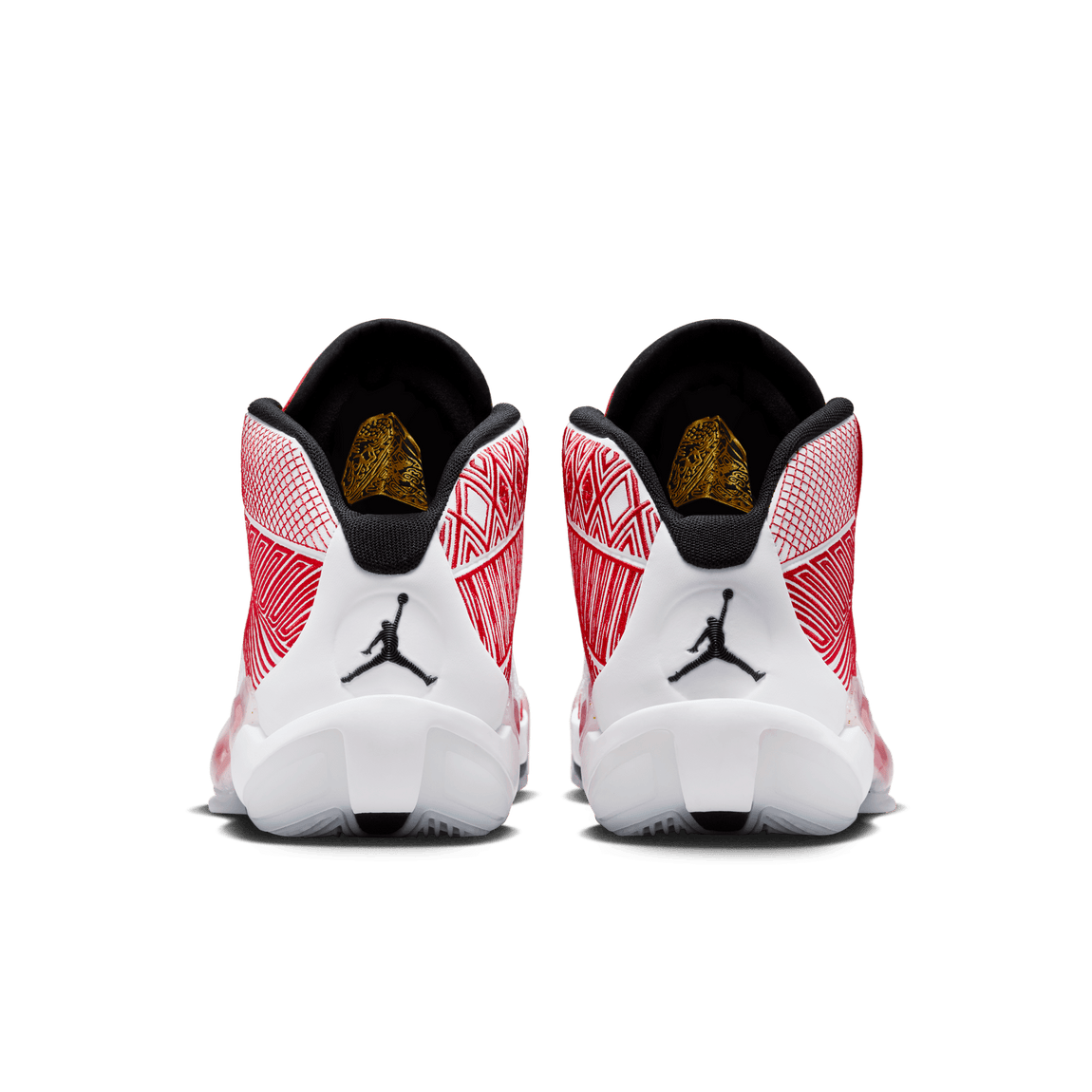 Air Jordan XXXVIII (White/Black-University Red-Metallic Gold) 11/7 - Air Jordan XXXVIII (White/Black-University Red-Metallic Gold) 11/7 - 