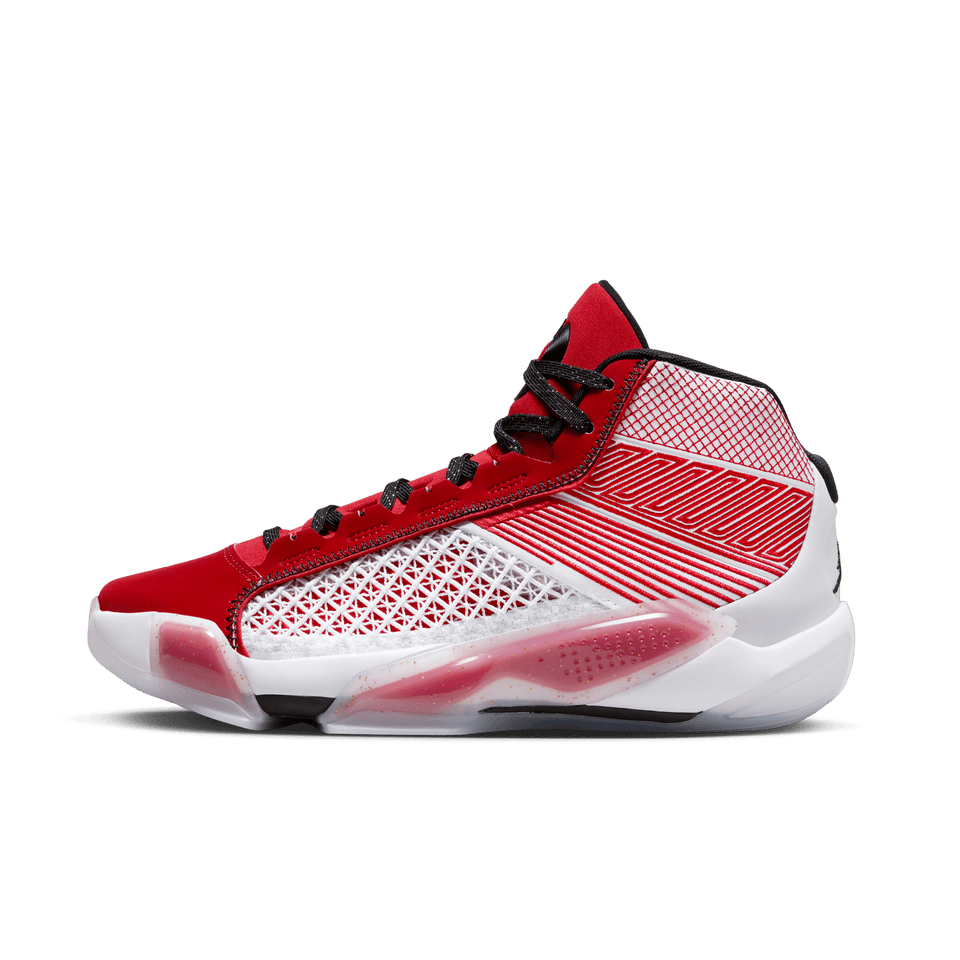 Air Jordan XXXVIII (White/Black-University Red-Metallic Gold) 11/7 - Products