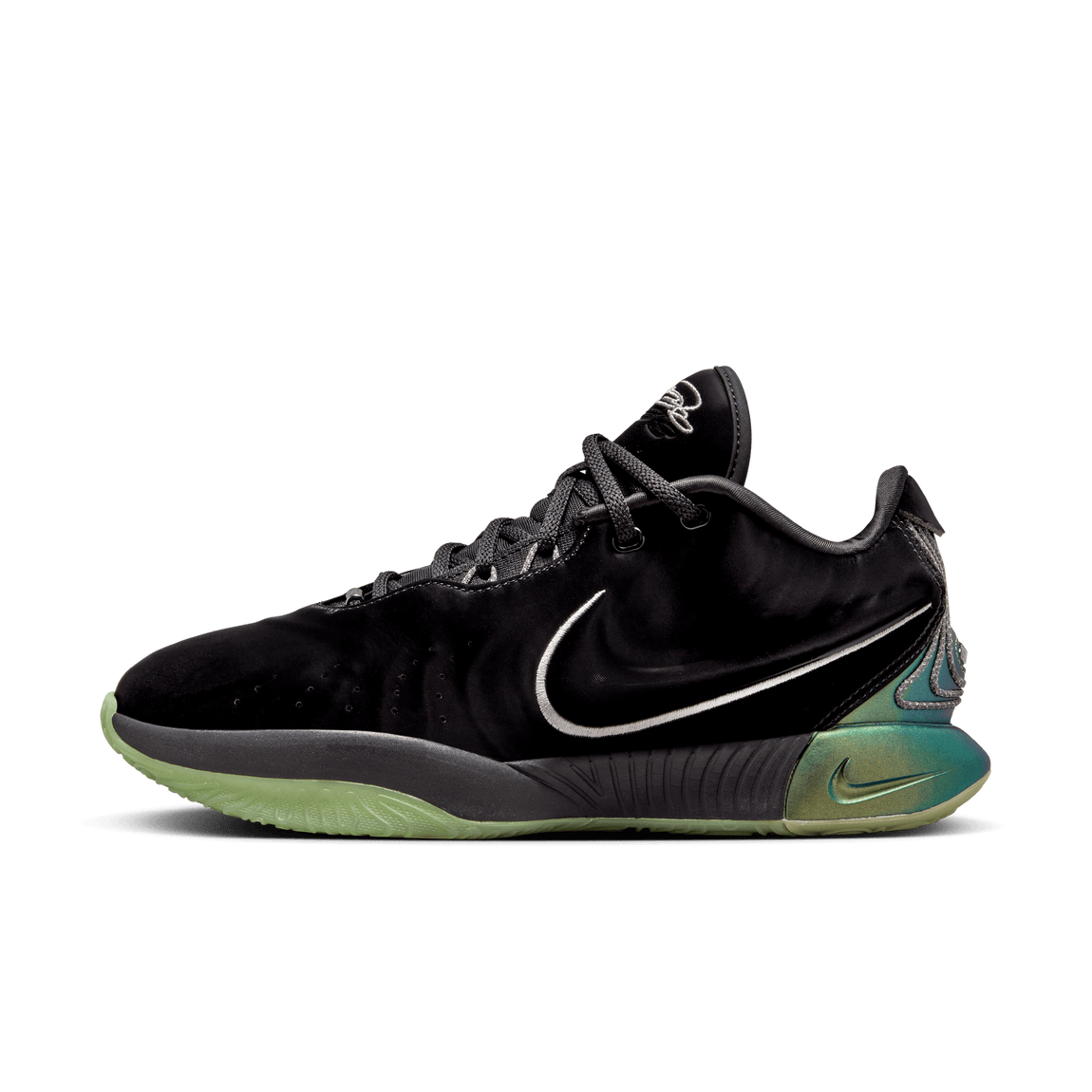 Nike Lebron XXI (Black/MTLC Pewter-Iron Grey-Oil Green) - Nike Lebron XXI (Black/MTLC Pewter-Iron Grey-Oil Green) - 