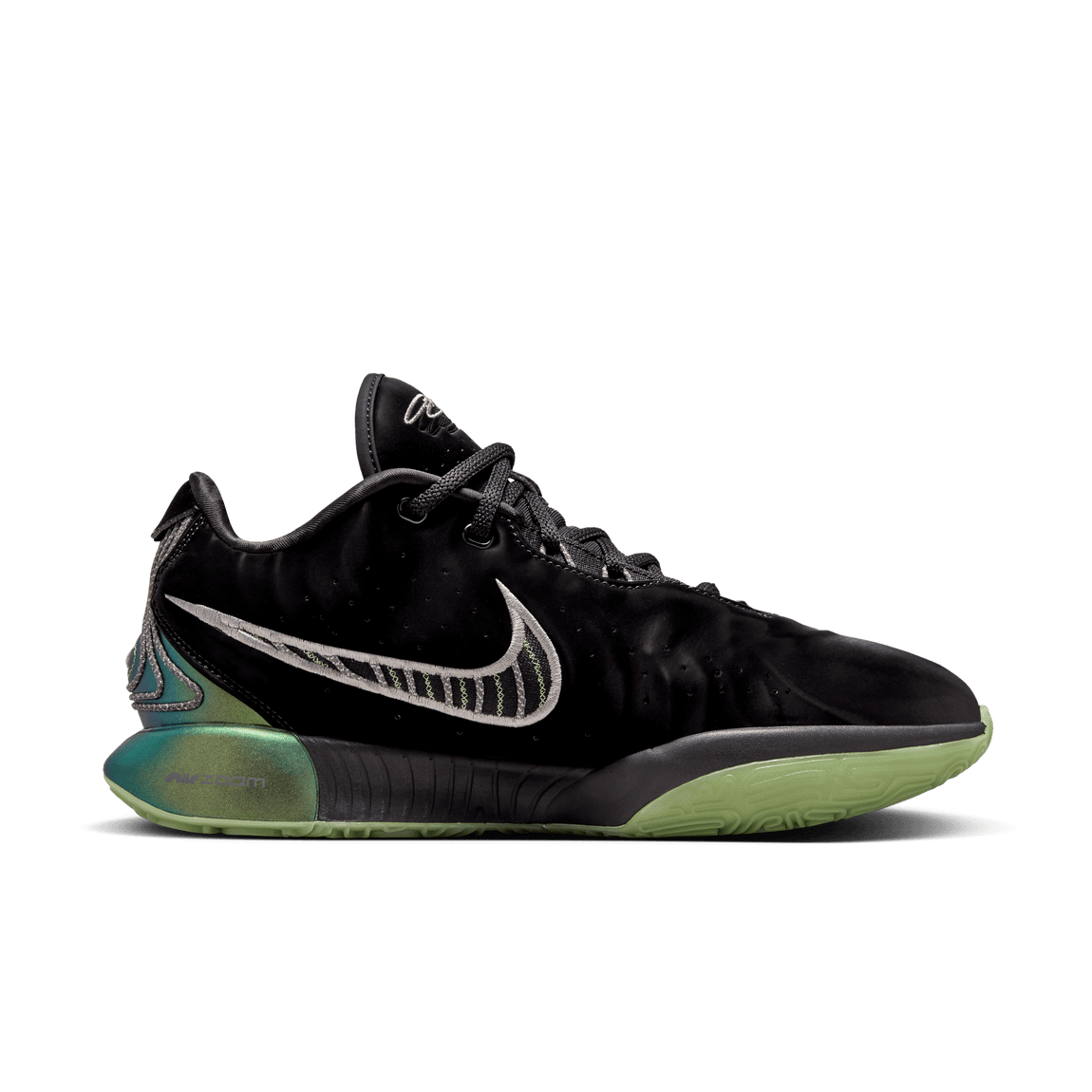 Nike Lebron XXI (Black/MTLC Pewter-Iron Grey-Oil Green) - Nike Lebron XXI (Black/MTLC Pewter-Iron Grey-Oil Green) - 