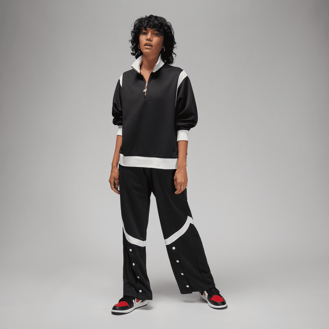 Nike Women's Jordan (Her)itage Suit Pants (Black/Sail) - Nike Women's Jordan (Her)itage Suit Pants (Black/Sail) - 