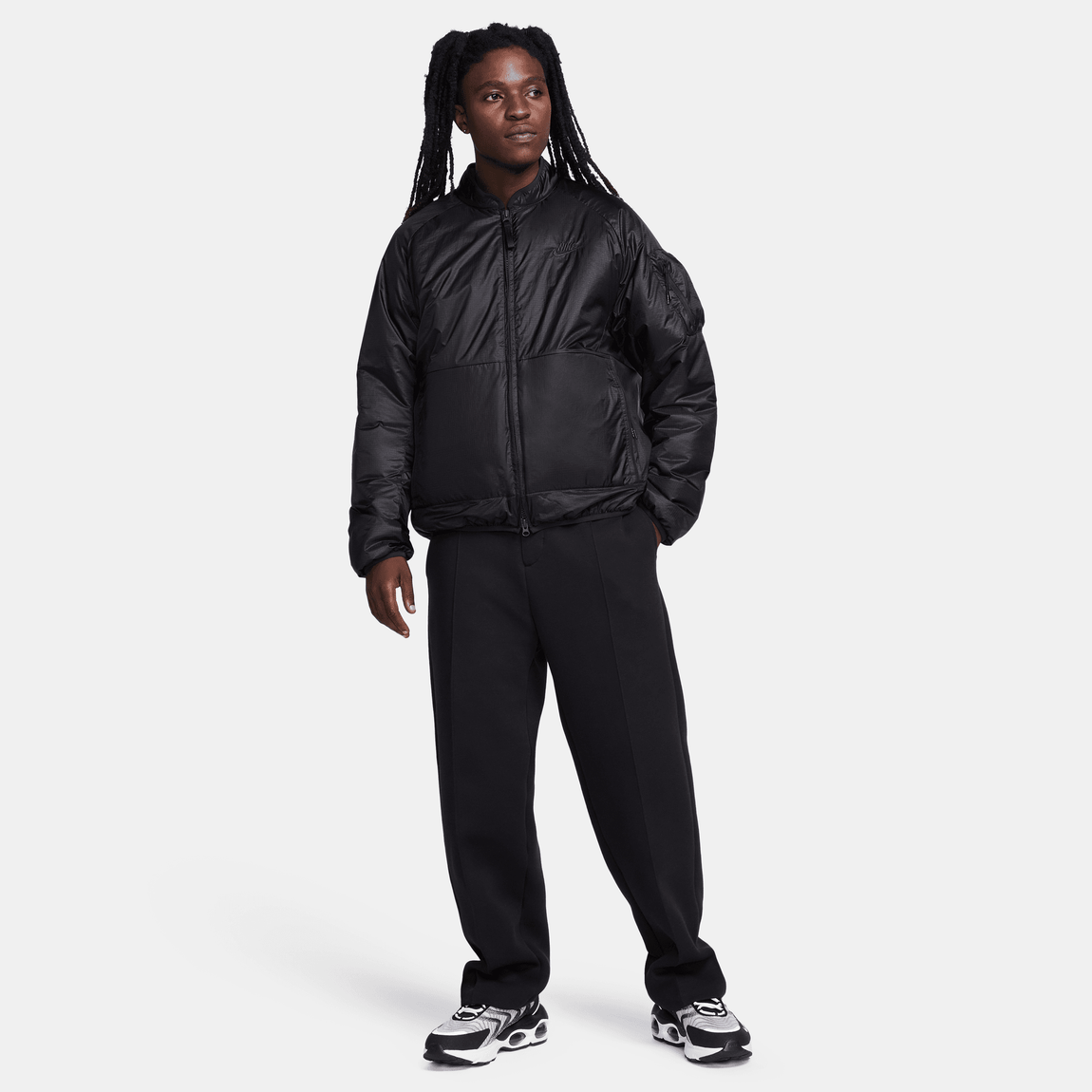 Nike Sportswear Tech Therma-FIT Loose Insulated Jacket (Black Nike Sportswear Tech Therma-FIT Loose Insulated Jacket (Black