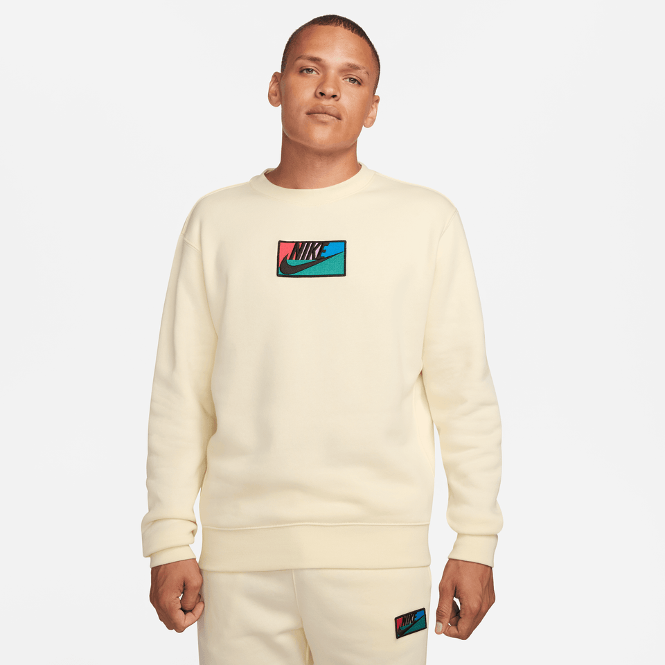 Nike Club Fleece Crewneck (Coconut Milk) - nike