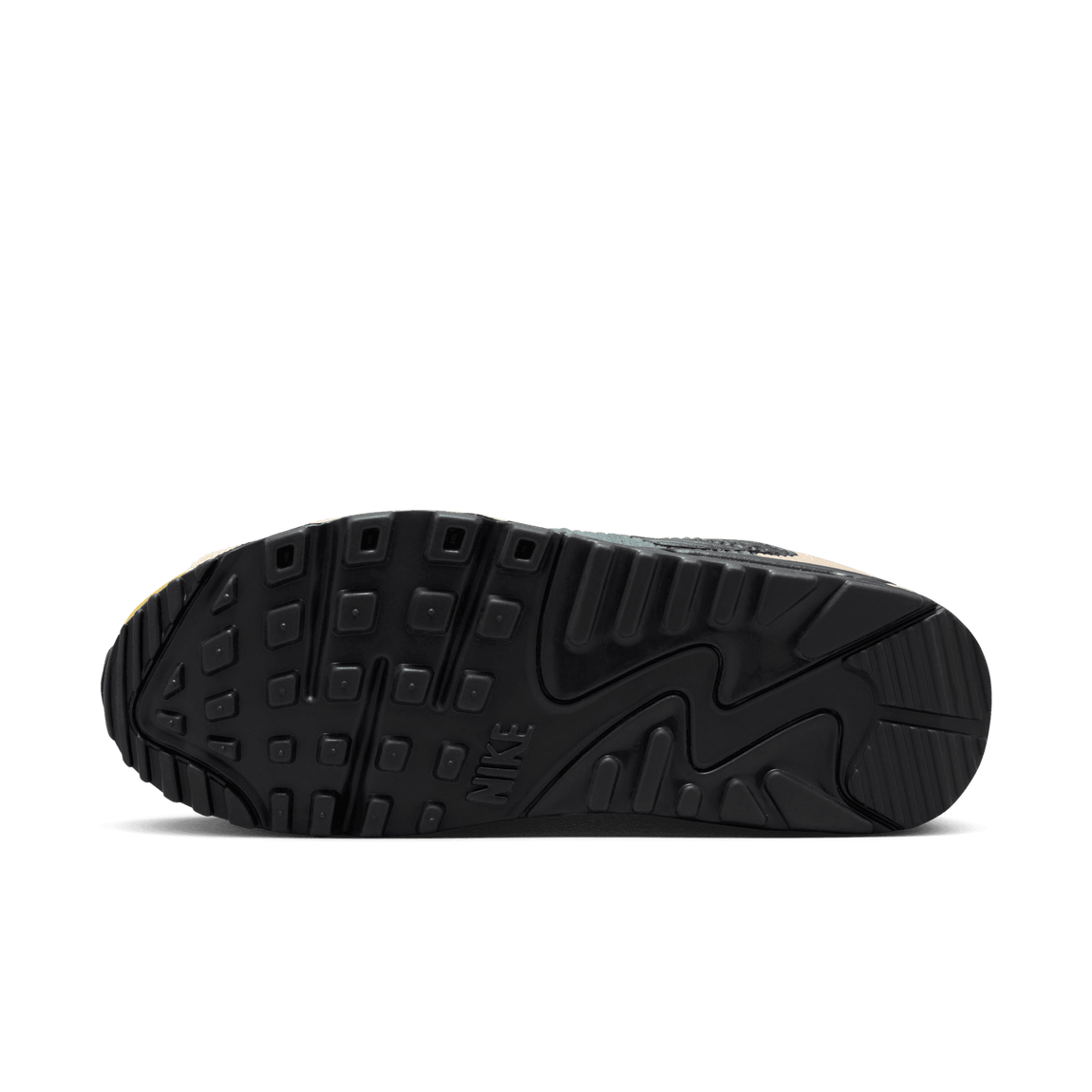 Women's Nike Air Max 90 (Black/Bronzine-Red Stardust-Cedar) - Women's Nike Air Max 90 (Black/Bronzine-Red Stardust-Cedar) - 