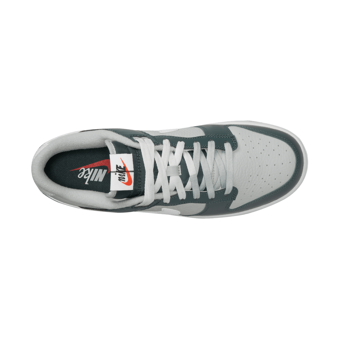 Nike Dunk Low Retro Premium (Deep Jungle/White-Light Silver) - Nike Dunk Low Retro Premium (Deep Jungle/White-Light Silver) - 