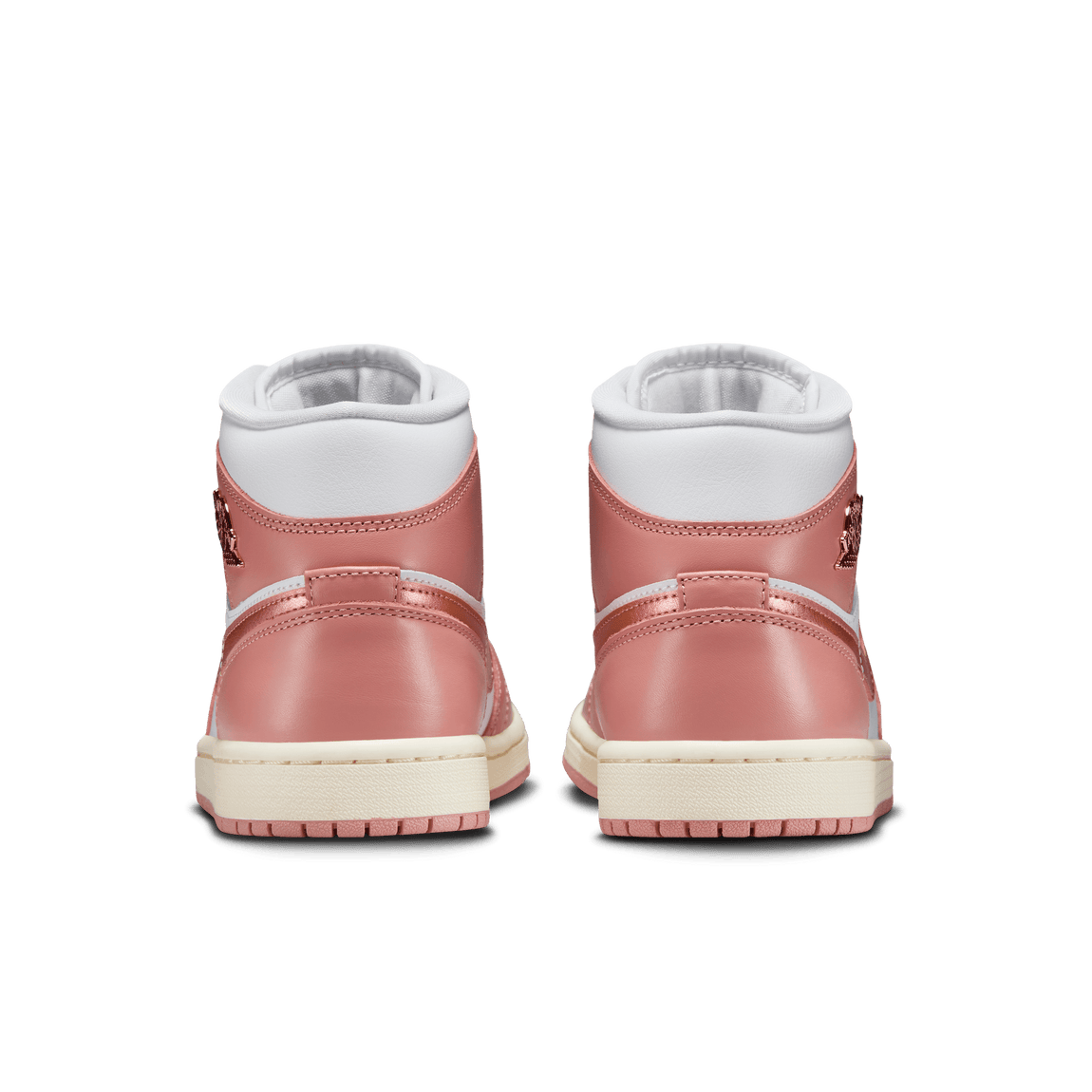 Women's Air Jordan 1 Mid SE (Red Stardust/Metallic Copper-White-Sail) - Women's Air Jordan 1 Mid SE (Red Stardust/Metallic Copper-White-Sail) - 