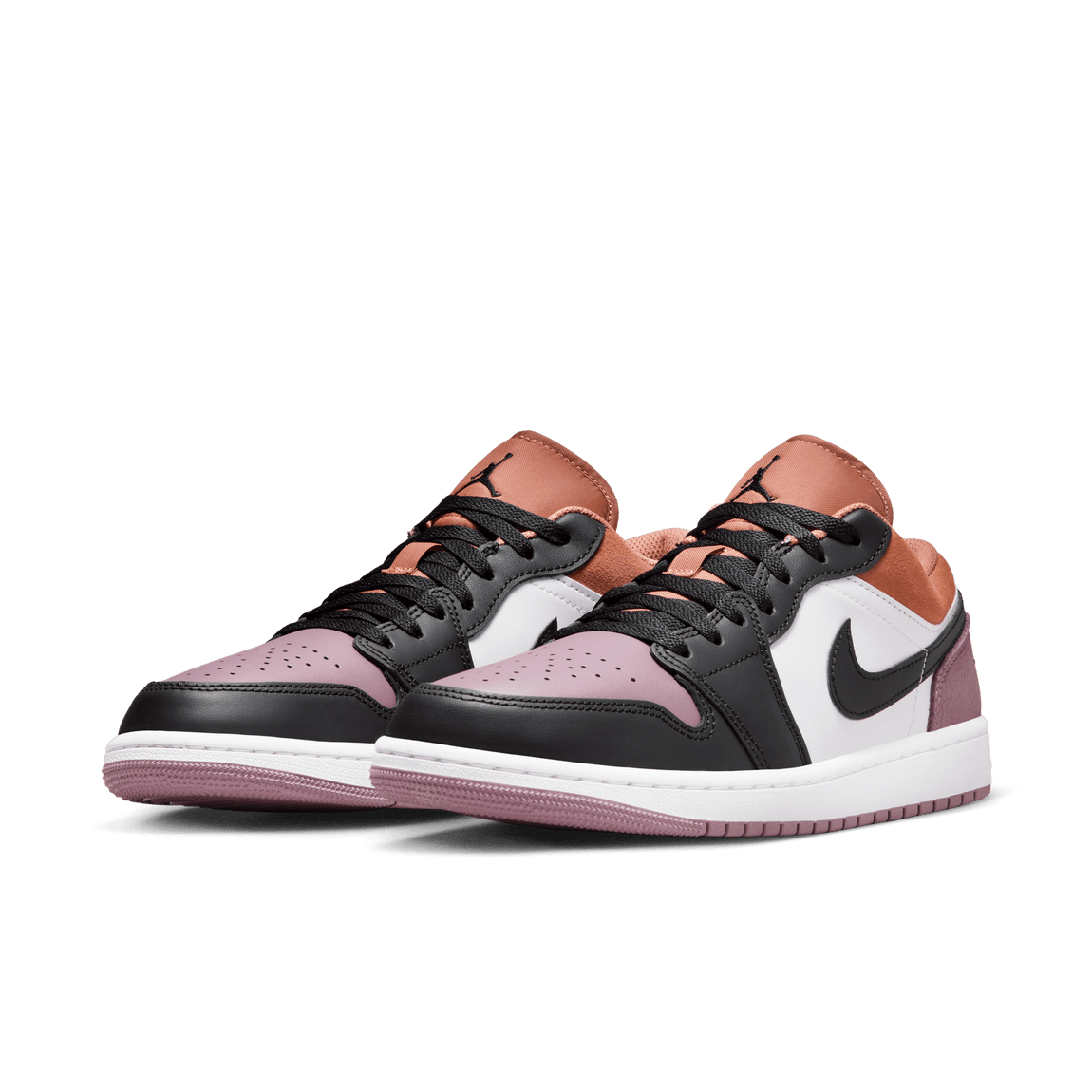 Air Jordan 1 Low SE (White/Black-Sky J Orange-Sky J Mauve) - Air Jordan 1 Low SE (White/Black-Sky J Orange-Sky J Mauve) - 