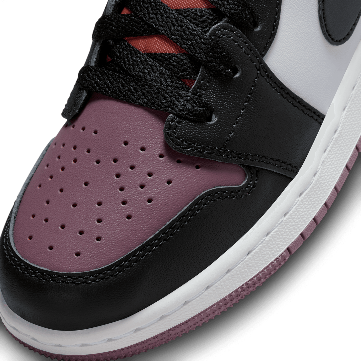 Air Jordan 1 Low SE GS (White/Black-Sky J Orange-Sky J Mauve) - Air Jordan 1 Low SE GS (White/Black-Sky J Orange-Sky J Mauve) - 