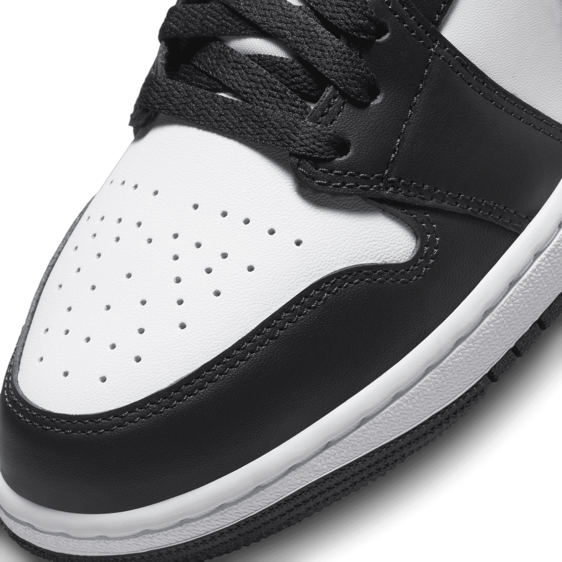 Air Jordan 1 Mid SE (Off Noir/Black-White-Black) - Air Jordan 1 Mid SE (Off Noir/Black-White-Black) - 