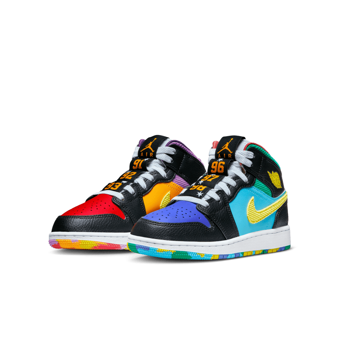 Black red yellow jordans hotsell