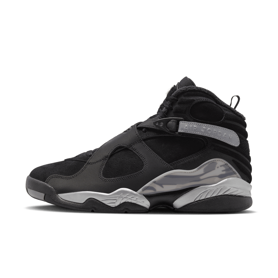 Air Jordan 8 Retro Winterized (Black/Gunsmoke-Metallic Silver) 11/27 - Men's Footwear