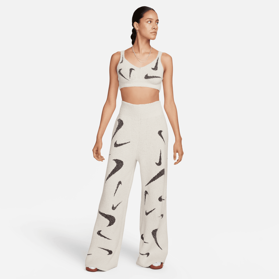 Women's Nike Sportswear Cozy Knit Bra (Light Orewood Brown/Medium Ash) - Women's Nike Sportswear Cozy Knit Bra (Light Orewood Brown/Medium Ash) - 