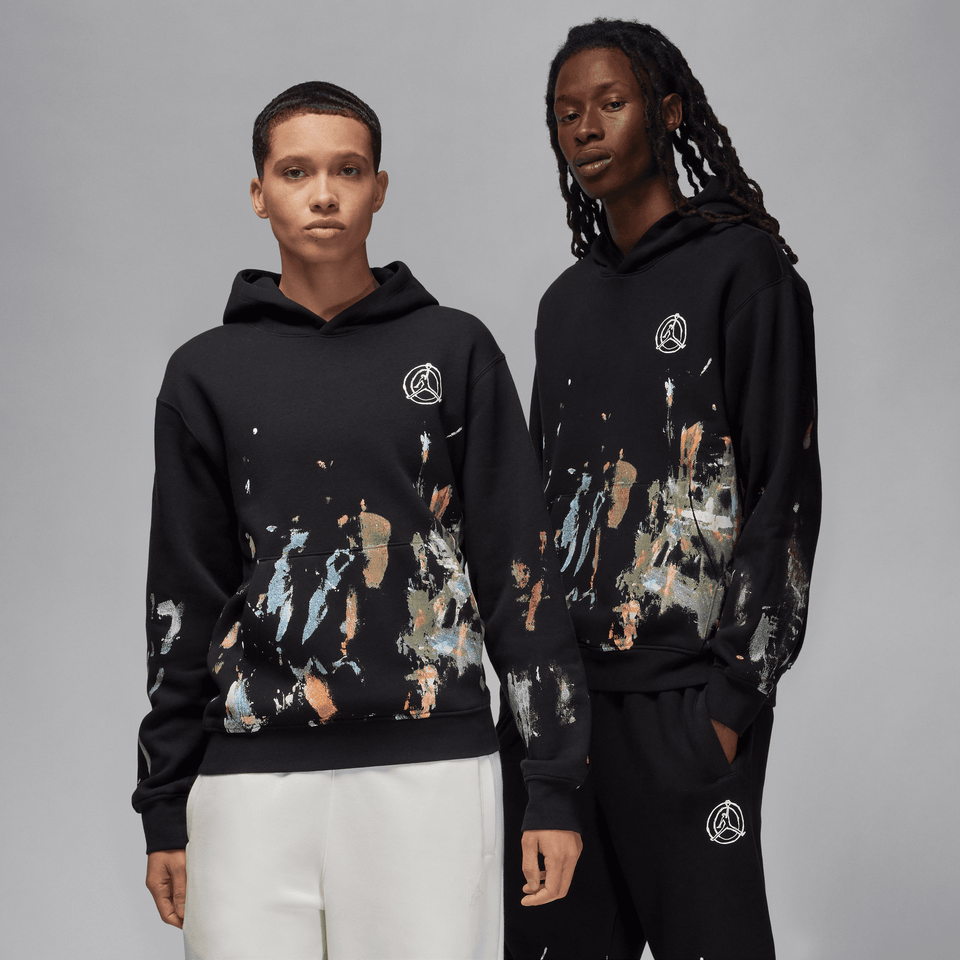 Jordan Artist Series By Jammie Holmes Pullover Hoodie (Black) - Men's - Hoodies & Sweatshirts