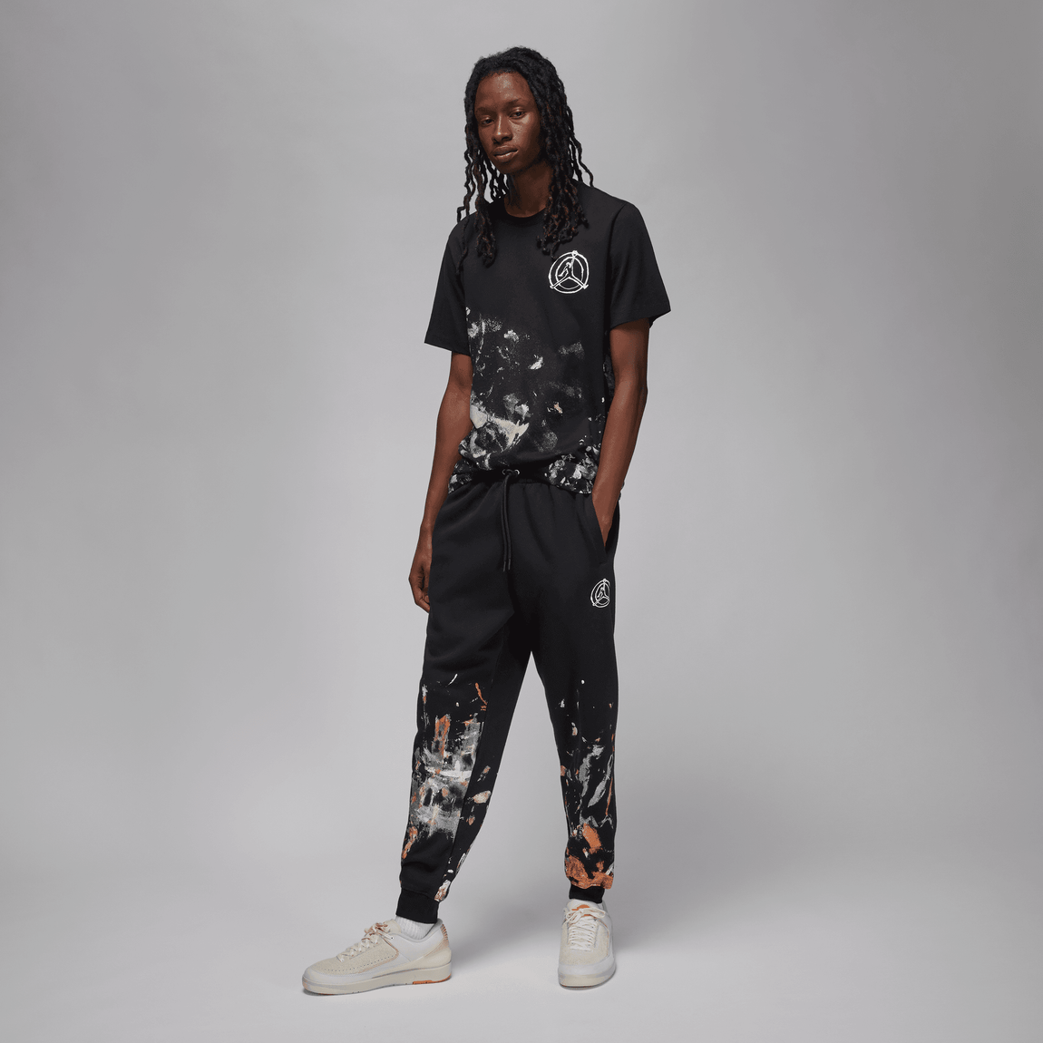 Jordan Artist Series Sweatpants By Jammie Holmes (Black) - Jordan Artist Series Sweatpants By Jammie Holmes (Black) - 