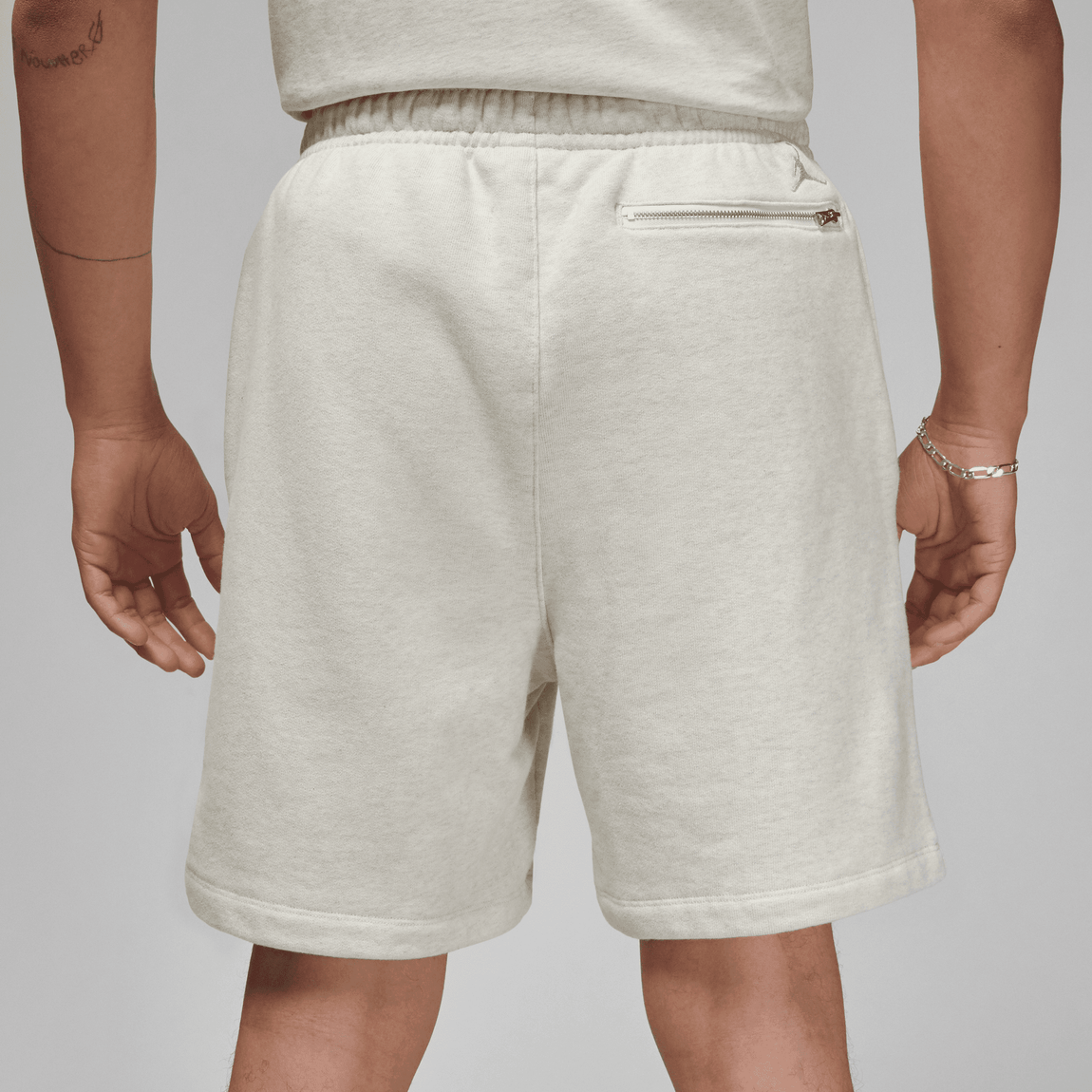 Air Jordan Wordmark Shorts (Oatmeal Heather) - Air Jordan Wordmark Shorts (Oatmeal Heather) - 