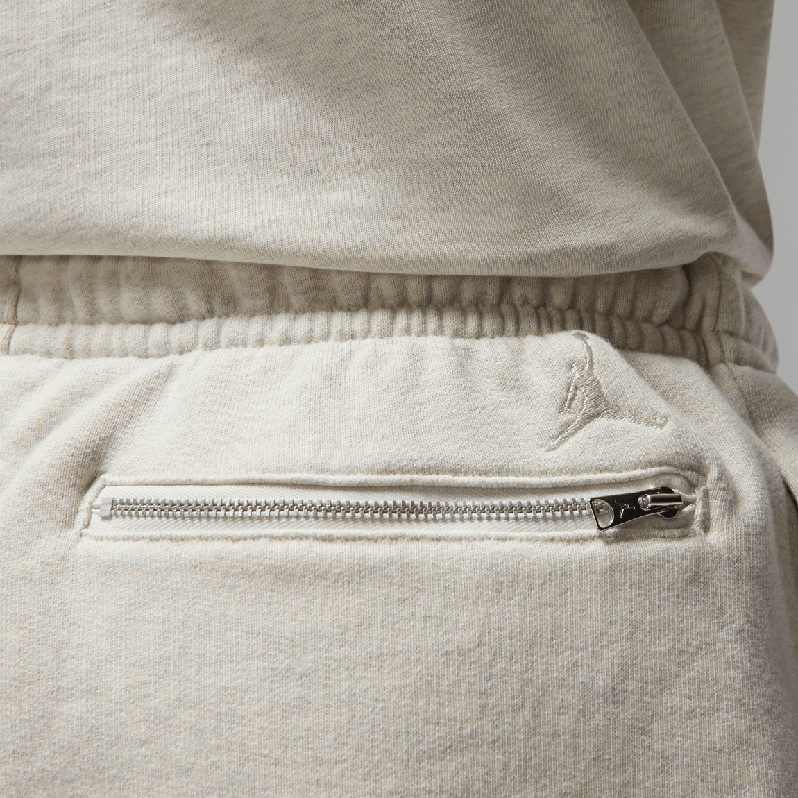 Air Jordan Wordmark Shorts (Oatmeal Heather) - Air Jordan Wordmark Shorts (Oatmeal Heather) - 
