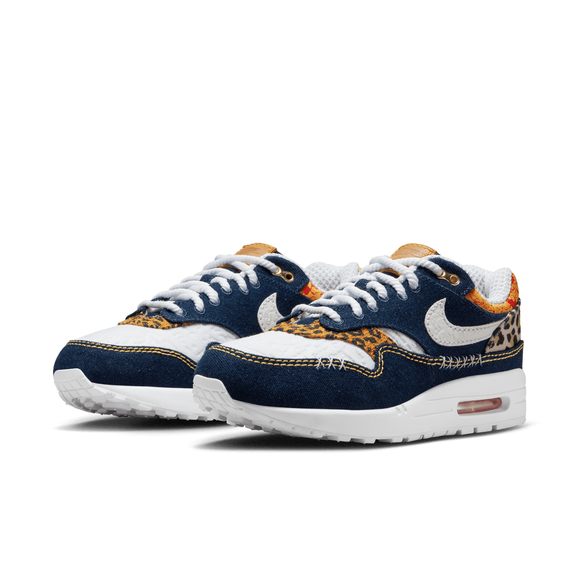 Nike Air Max 1 Premium (Medium Blue/White-University Gold) 4/28 - Nike Air Max 1 Premium (Medium Blue/White-University Gold) 4/28 - 