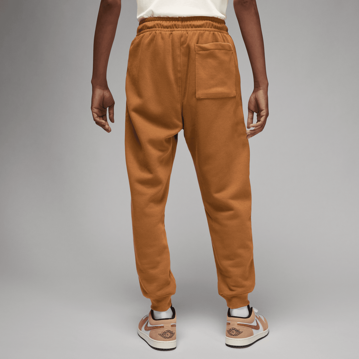 Jordan Essential Fleece Joggers Sweatpants (Light British Tan/White) - Jordan Essential Fleece Joggers Sweatpants (Light British Tan/White) - 