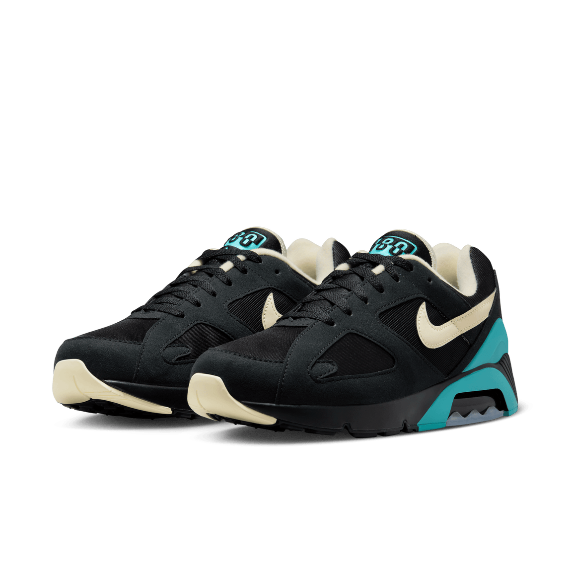 Nike Air 180 (Black/Alabaster-Dusty Cactus) - Nike Air 180 (Black/Alabaster-Dusty Cactus) - 