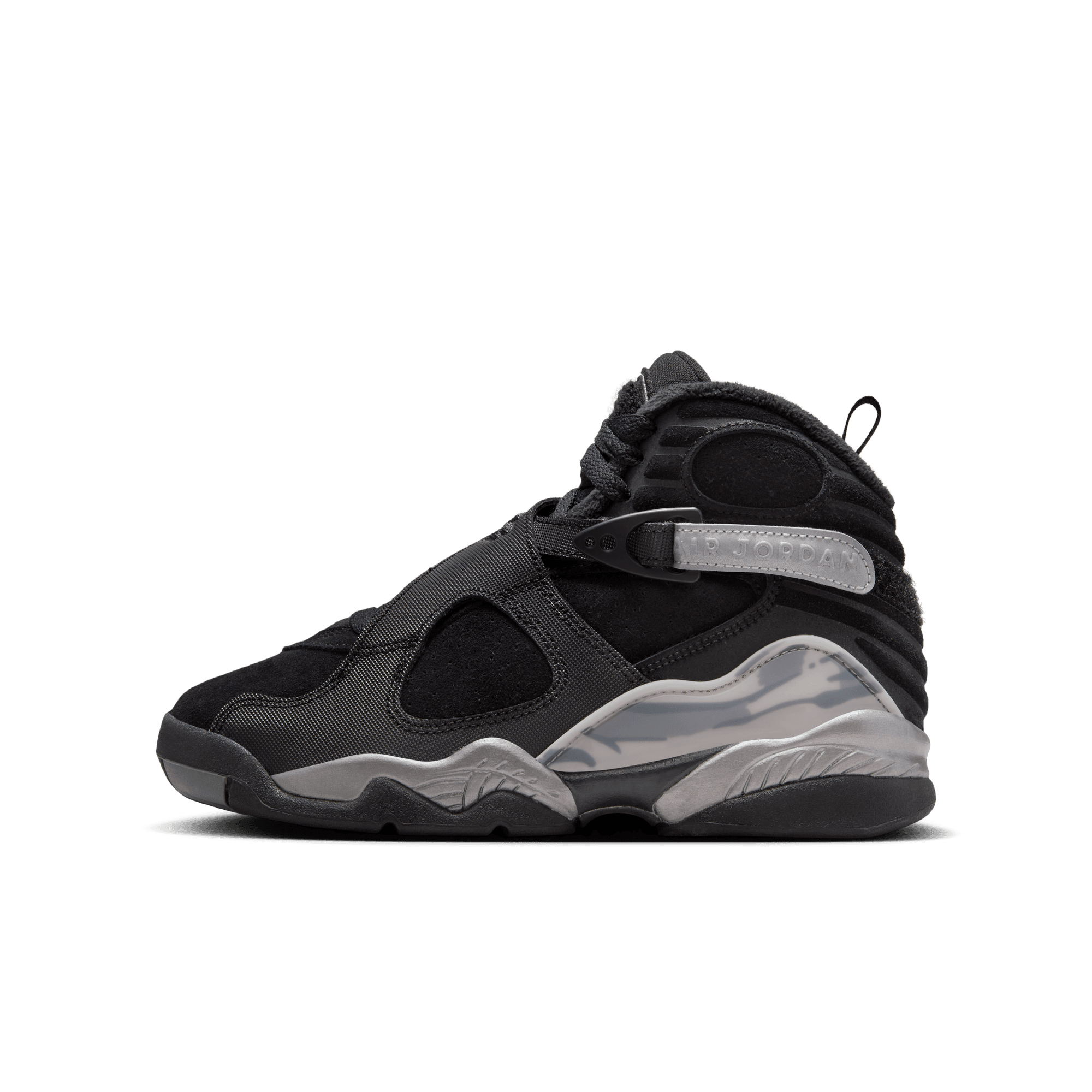 Air Jordan 8 Retro Winterized GS (Black/Gunsmoke-Metallic