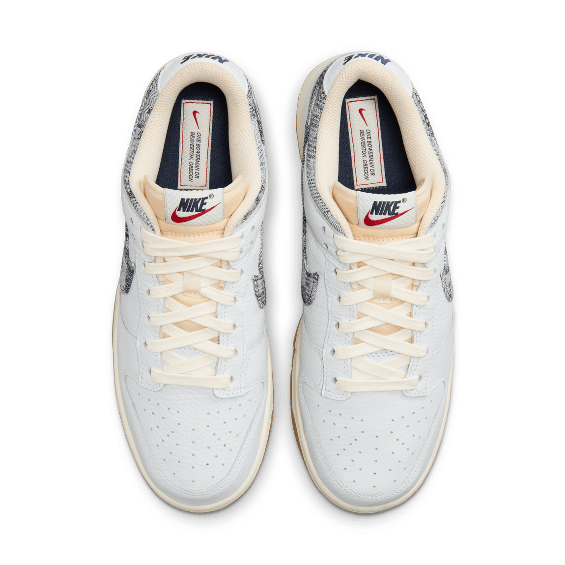 Nike Dunk Low ( White / Midnight Navy / Gym Red / Sail ) - Nike Dunk Low ( White / Midnight Navy / Gym Red / Sail ) - 
