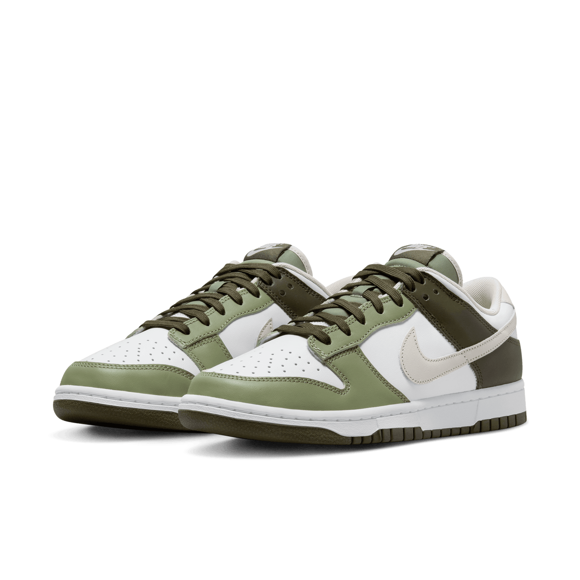 Nike Dunk Low (White/Light Bone-Oil Green-Cargo Khaki) - Nike Dunk Low (White/Light Bone-Oil Green-Cargo Khaki) - 