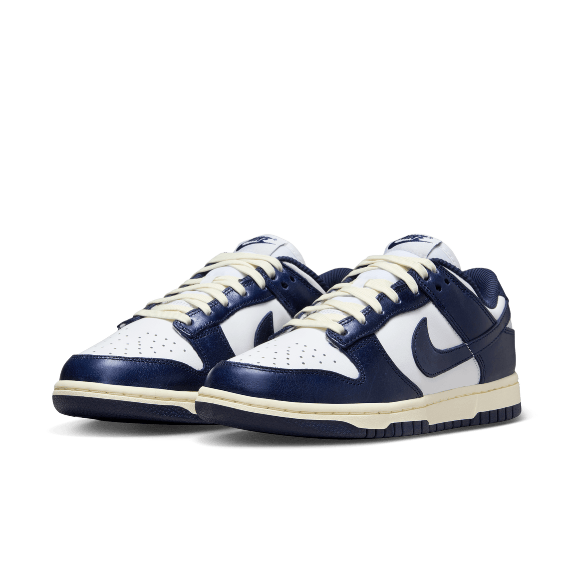 Women's Nike Dunk Low Premium (White/Midnight Navy-Coconut