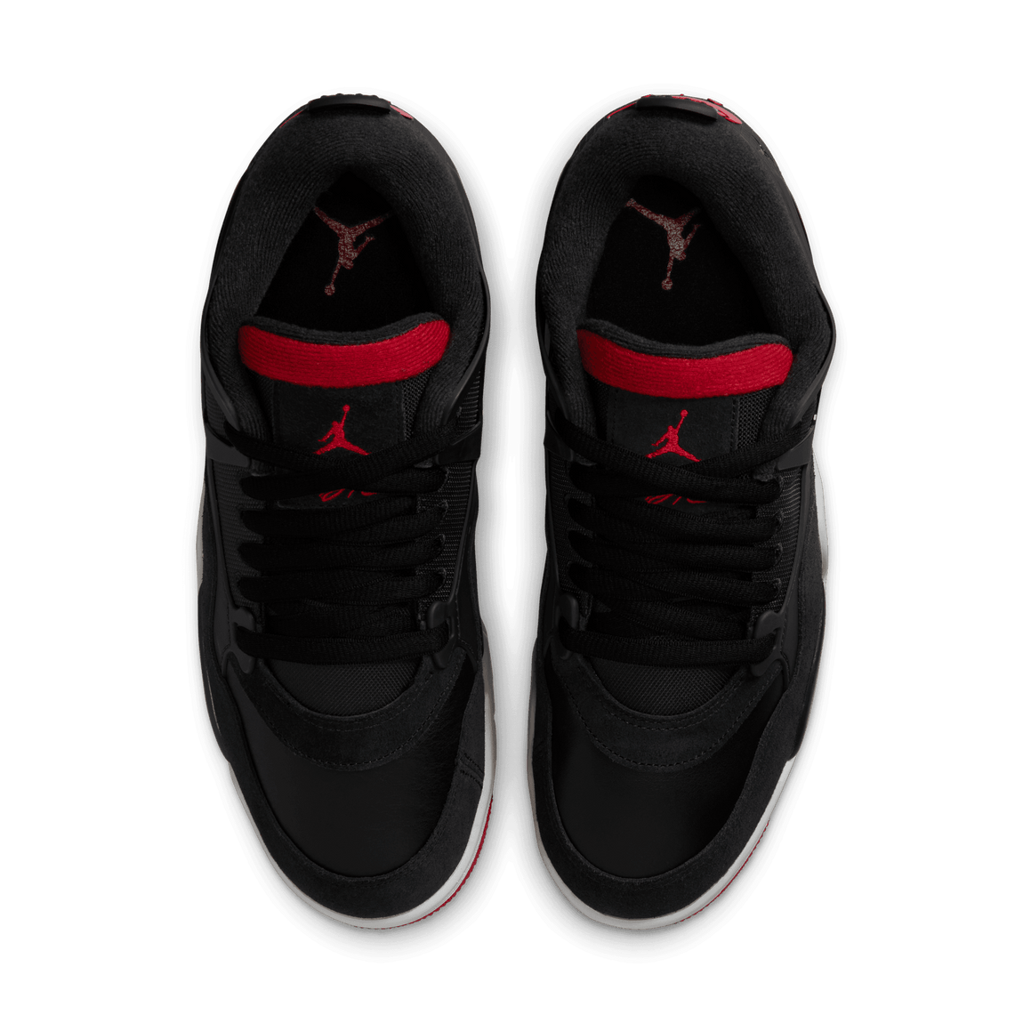 Air Jordan 4 RM (Black/Varsity Red-Wolf Grey-White) - Air Jordan 4 RM (Black/Varsity Red-Wolf Grey-White) - 