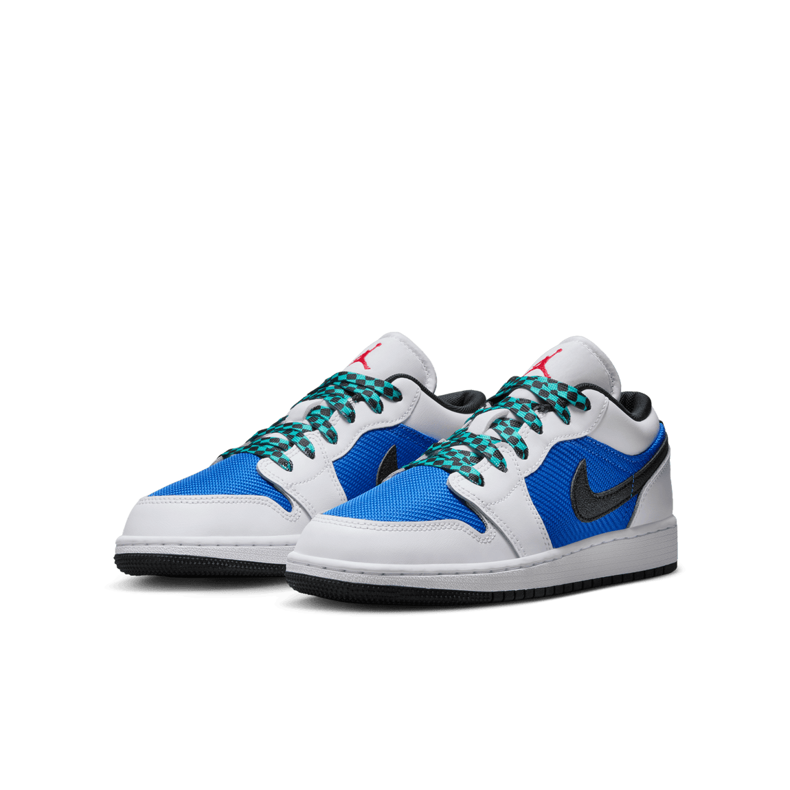 Air Jordan 1 Low SE GS (White/Black-Hyper Royal-Hyper Jade) - Air Jordan 1 Low SE GS (White/Black-Hyper Royal-Hyper Jade) - 